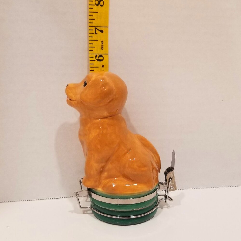 Contained Art Porcelain Puppy Trinket Box, EUC to LIKE NEW - Picture 7 of 7